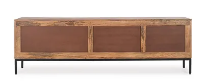 Szafka RTV drewniana KINDIA 2D-1DR 180 - mango