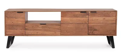 Szafka RTV drewniana ISAR 3DO-1DR - akacja
