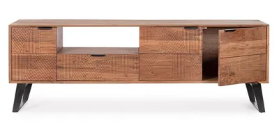 Szafka RTV drewniana ISAR 3DO-1DR - akacja