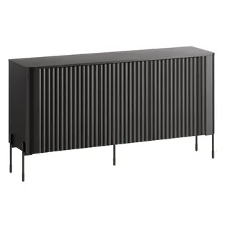 Komoda 3-drzwiowa ARIA 150 cm - czarny mat
