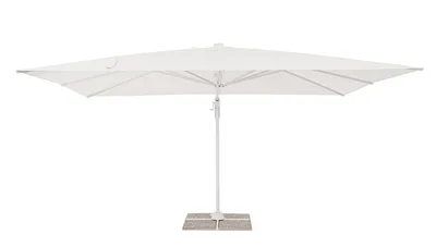 Parasol ogrodowy VEGA 3x4 - biały