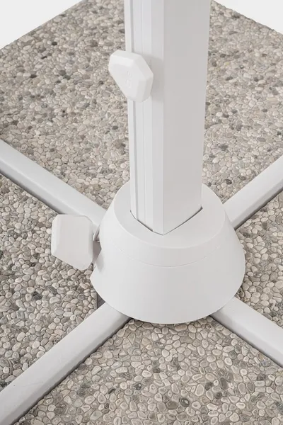 Parasol ogrodowy VEGA 3x4 - biały