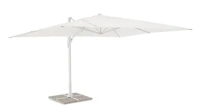 Parasol ogrodowy VEGA 3x4 - biały