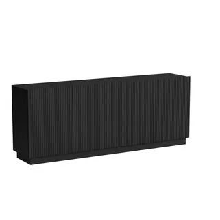 Komoda 4-drzwiowa ARDEA - czarny mat