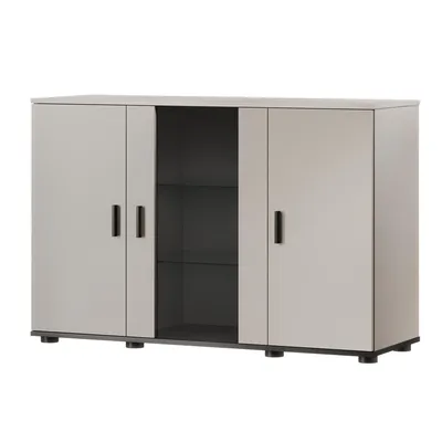 Komoda 3-drzwiowa SIMPLE - kaszmir mat