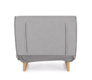 Fotel rozkładany COLON GREY - szary