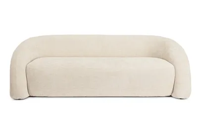 Sofa 3-osobowa CLEMENCE SHELL - beżowy