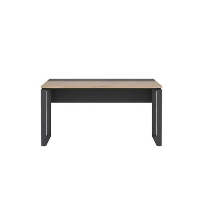Biurko z przedłużeniem SIGN 150 cm - jackson hickory/szary mat