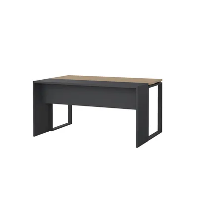Biurko z przedłużeniem SIGN 150 cm - jackson hickory/szary mat