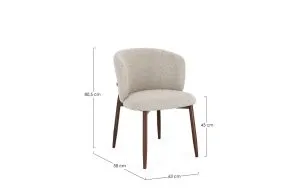 Krzesło Amalia Beige dostępne w 48H