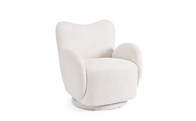 Fotel obrotowy HARPER WHITE - biały
