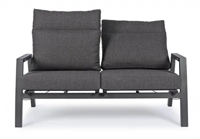 Sofa ogrodowa 2-osobowa ANTRACITE - antracyt