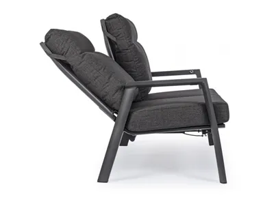 Sofa ogrodowa 2-osobowa ANTRACITE - antracyt