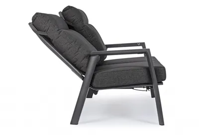 Sofa ogrodowa 2-osobowa ANTRACITE - antracyt