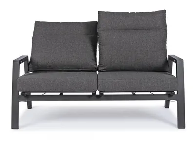 Sofa ogrodowa 2-osobowa ANTRACITE - antracyt