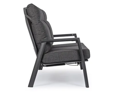 Sofa ogrodowa 2-osobowa ANTRACITE - antracyt