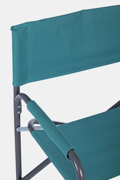 Krzesło ogrodowe reżyserskie OLBIA TURQUOISE - turkusowy