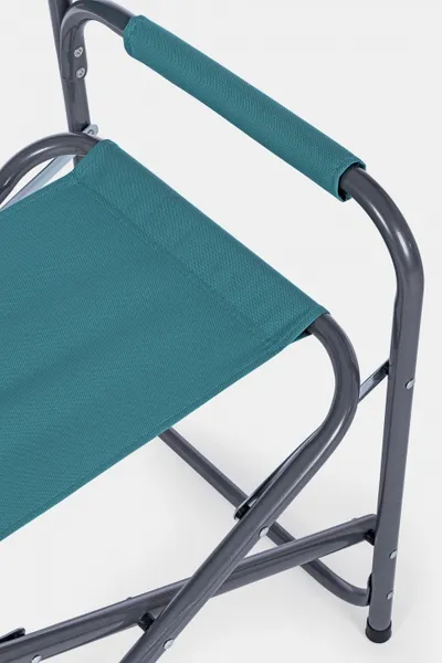 Krzesło ogrodowe reżyserskie OLBIA TURQUOISE - turkusowy