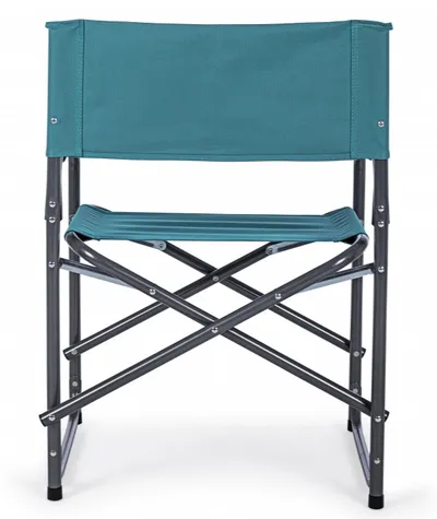 Krzesło ogrodowe reżyserskie OLBIA TURQUOISE - turkusowy