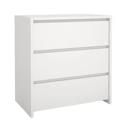 Komoda NEXT 3 szuflady - biały mat