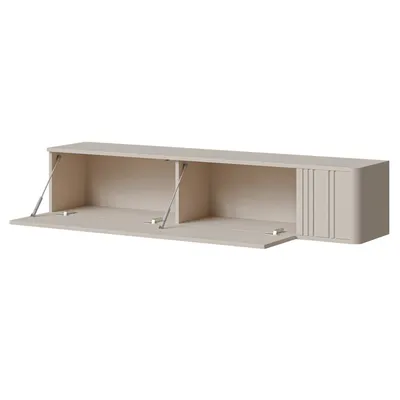 Szafka RTV wisząca 1-drzwiowa LUVIO 150 cm - kaszmir mat