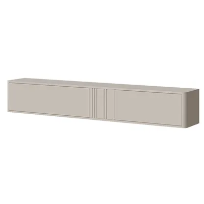 Szafka RTV wisząca 2-drzwiowa LUVIO 190 cm - kaszmir mat