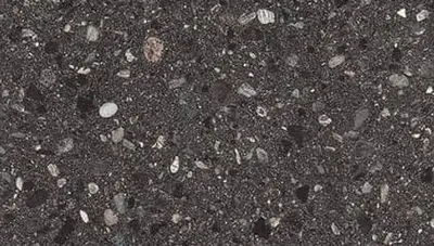 Wycinek płyty w formacie 297 x 168 mm Obrzeże ABS F117 ST76 Kamień Ventura czarny 43 x 1.5 mm EGGER