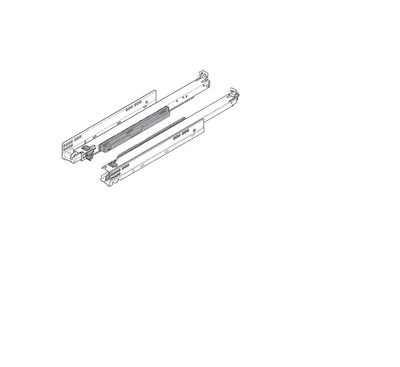 Prowadnica MOVENTO TIP-ON 760H T / dł. 35 cm / 40 kg / wysuw 100%