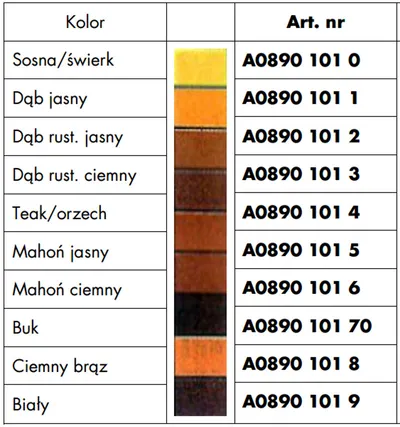 Pisak retuszujący Wurth A0890101 01 - czereśnia