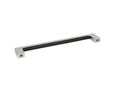 Uchwyt Mat Chrom/Czarna Guma 2517 dł. 207 mm