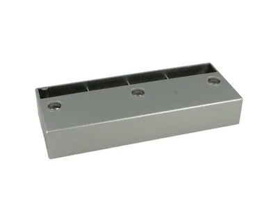 Stopka do mebli 6154 - tworzywo - mat chrom lakier. wys.2,5 cm