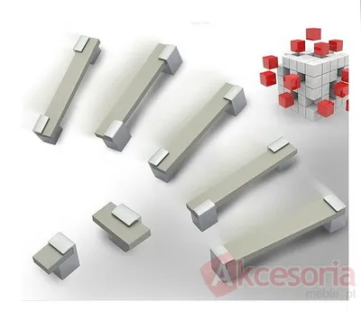 Aranżacja Uchwyt UA66 Chrom połysk, naturalne aluminium rozstaw 320mm(W)