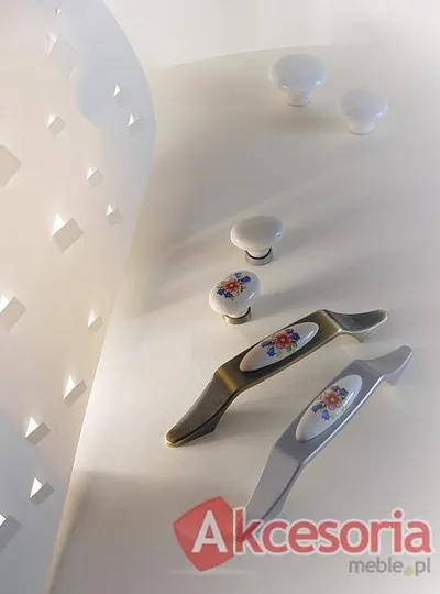 Aranżacja Gałka GP18 Porcelana Mleczna MLK-0(W)