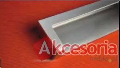 Aranżacja Uchwyt wpuszczany ZnAl UN50 128 mm Nikiel Satynowy