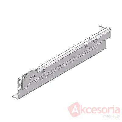 Szuflada METABOX 320N H=54mm Wysuw75% SZARA dł.45cm Blum