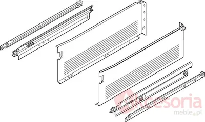 Szuflada METABOX 330H H=150mm Wysuw100% Kremowa dł.35cm Blu