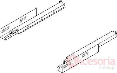  Prowadnica TANDEM Plus Z HAMULCEM 566H dł.60cm Wysuw 100% 50kg