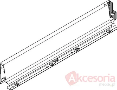 Bok prawy TANDEMBOX ANTARO / wys. M=83 mm / dł. 27 cm / szary