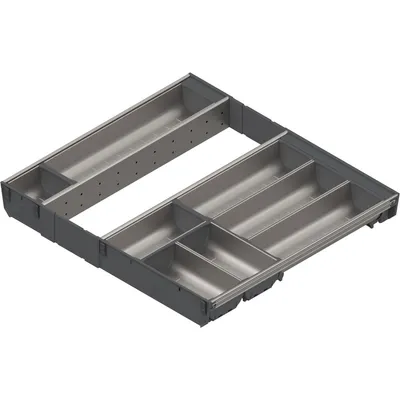 Wkład na sztućce ORGA-LINE do Tandembox - inox / 60x50 cm