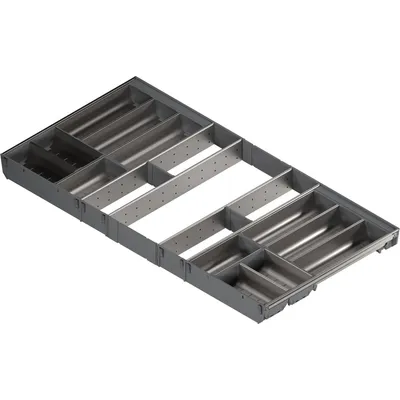 Wkład na sztućce ORGA-LINE do Tandembox - inox / 100x50 cm 