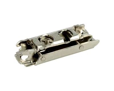 Prowadnik prosty do zawiasów CLIP Top i AVENTOS HF, HK-S / dyst. 0 mm / regul. mimośrodowa