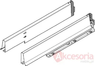 Tandembox ANTARO Boki M=83mm ZLEWOZMYWAK dł.50cm J.Białe