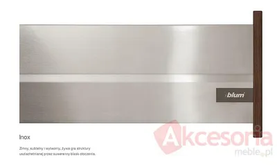 Tandembox INTIVO Boki Do Wys.L=198mm dł.45cm INOX