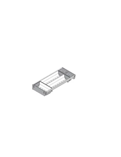 Wkład na sztućce ORGA-LINE do Tandembox - inox / 19.2x45 cm 