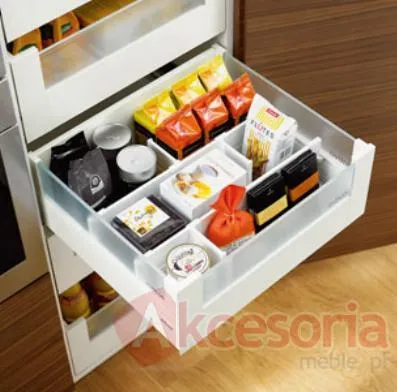 Ścianka Działowa Z46L Do Tandembox dł.50cm Czarna