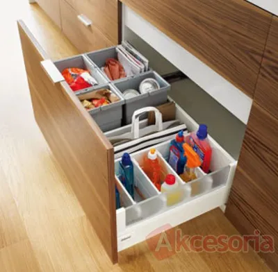 Ścianka Działowa Z46L Do Tandembox dł.50cm Czarna