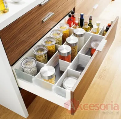 Ścianka Działowa Z46L Do Tandembox dł.50cm Czarna
