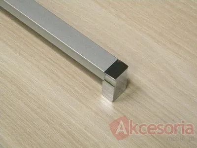 Reling RU08 Chrom aluminium naturalne Rozstaw 480 mm