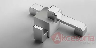 Aranżacja Gałka Aluminiowa GS48 Naturalne Aluminium(W)