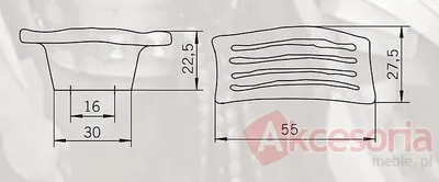 Uchwyt 2023-55 Z Kolekcji Herkules, Antyczne Złoto